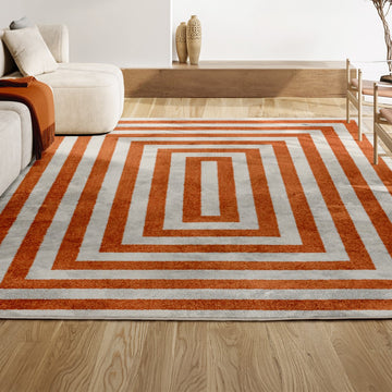 Bandol Modern Classic Mitre Stripe Area Rug